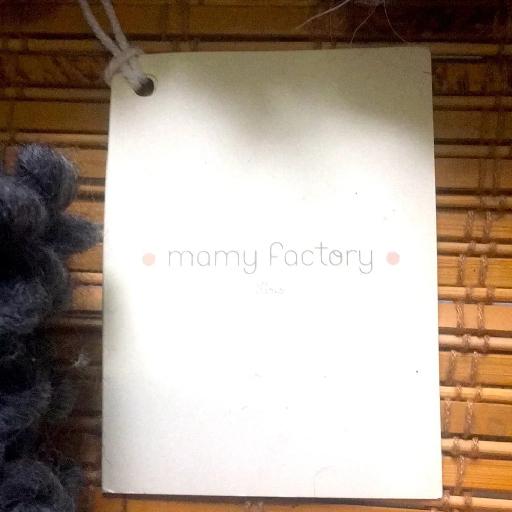 New Mamy Factory Handknitted French Wool Booties Earflap Hat Set Baby Gift